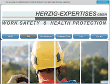 Tablet Screenshot of herzig-expertisen.ch